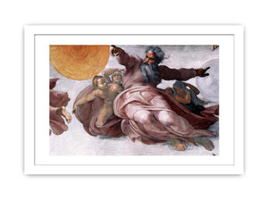 Creation of the Sun, Moon, and Plants (detail) By Michelangelo Buonarroti