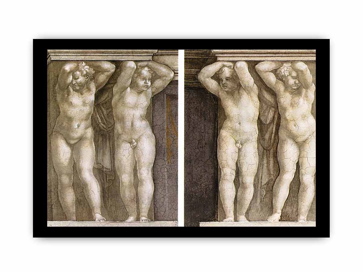 Putti By Michelangelo Buonarroti