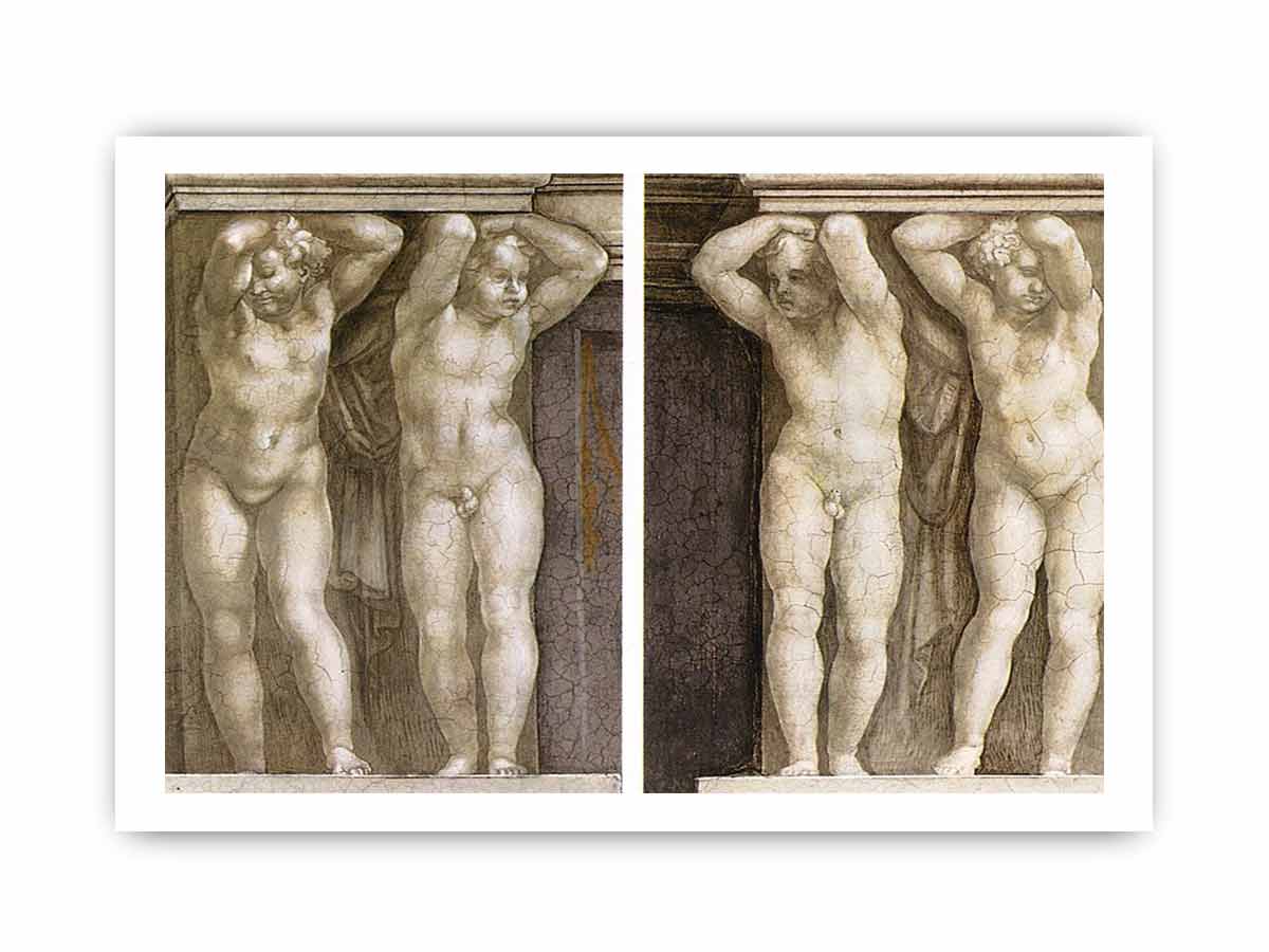 Putti By Michelangelo Buonarroti