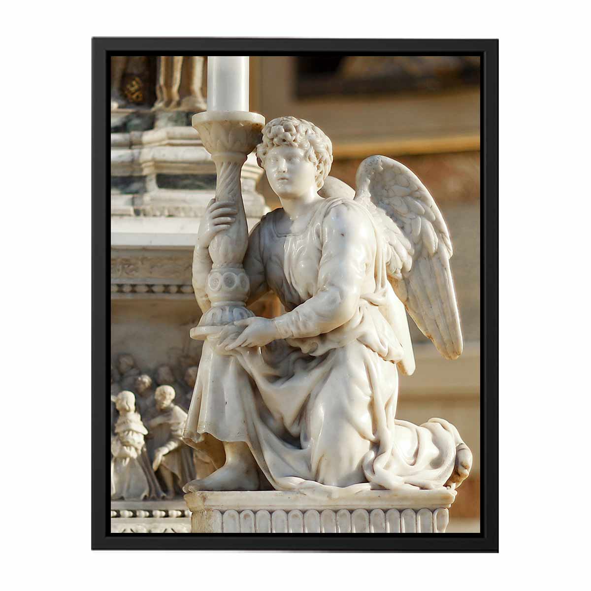 Angel with Candlestick [detail: 1] By Michelangelo Buonarroti