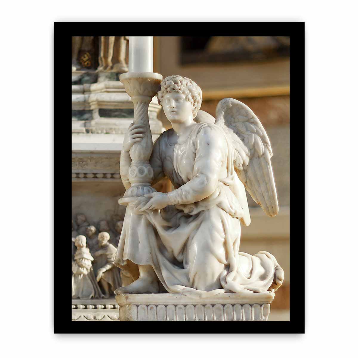 Angel with Candlestick [detail: 1] By Michelangelo Buonarroti