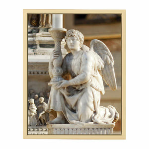 Angel with Candlestick [detail: 1] By Michelangelo Buonarroti