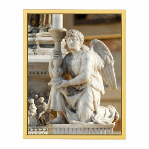Angel with Candlestick [detail: 1] By Michelangelo Buonarroti