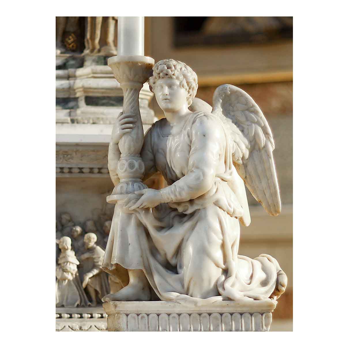 Angel with Candlestick [detail: 1]