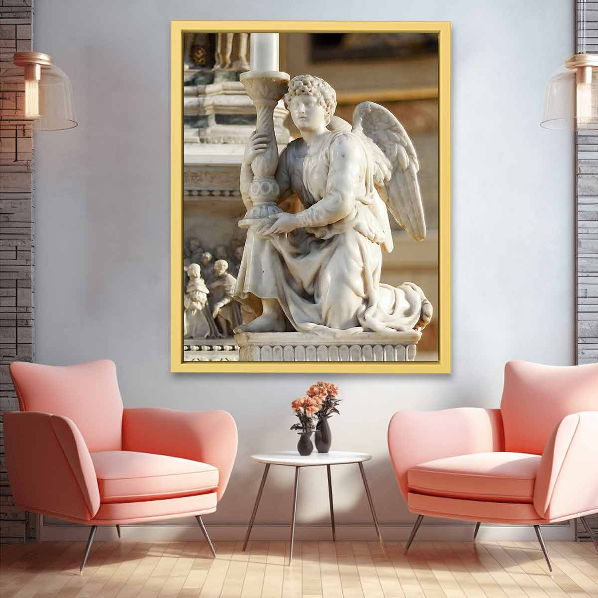 Angel with Candlestick [detail: 1]