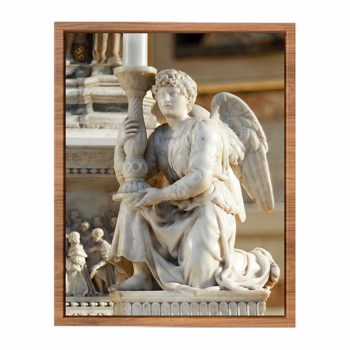 Angel with Candlestick [detail: 1] By Michelangelo Buonarroti