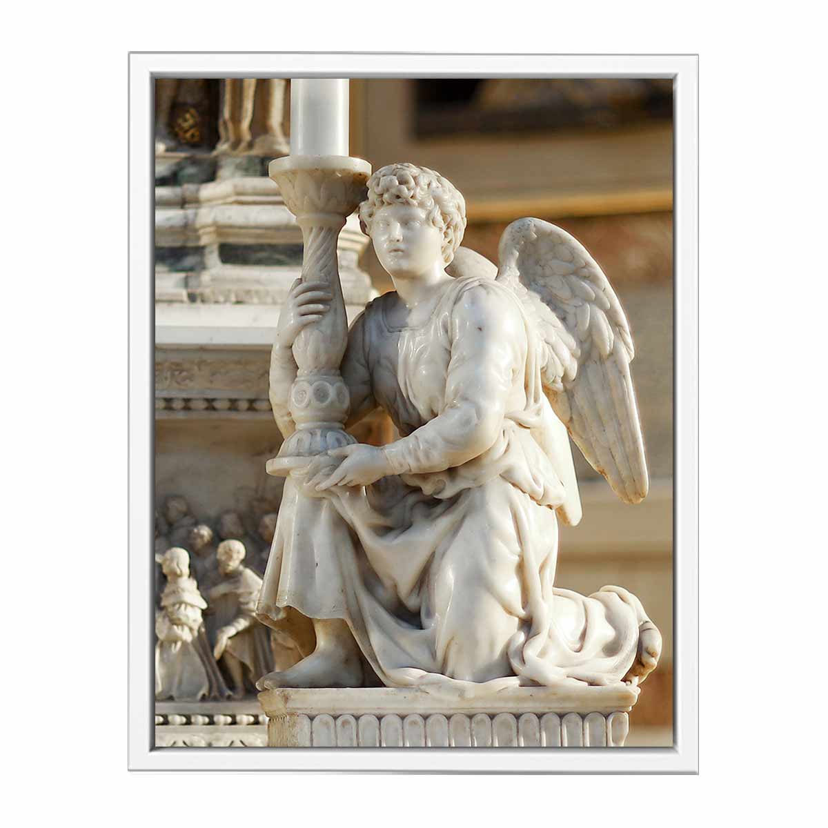 Angel with Candlestick [detail: 1] By Michelangelo Buonarroti