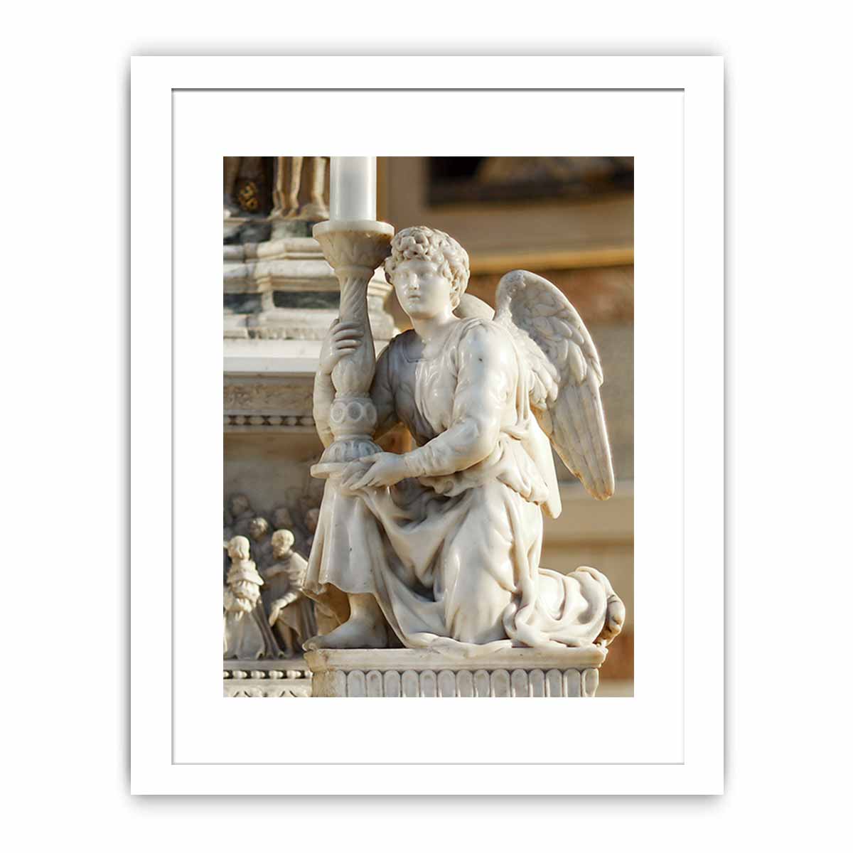 Angel with Candlestick [detail: 1] By Michelangelo Buonarroti