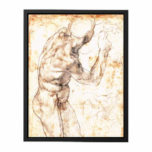 Male Nude By Michelangelo Buonarroti
