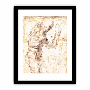 Male Nude By Michelangelo Buonarroti
