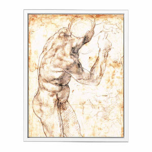 Male Nude By Michelangelo Buonarroti