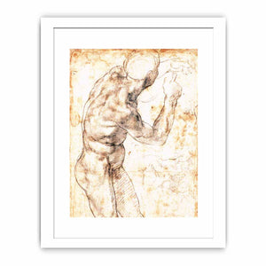 Male Nude By Michelangelo Buonarroti