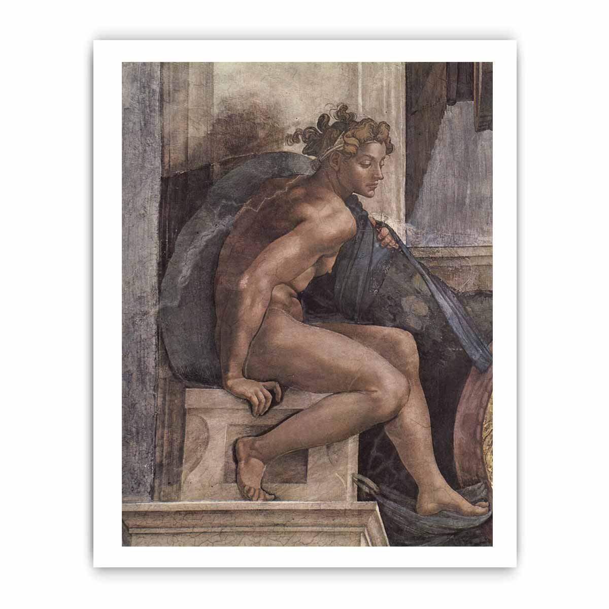 Nude Youth By Michelangelo Buonarroti