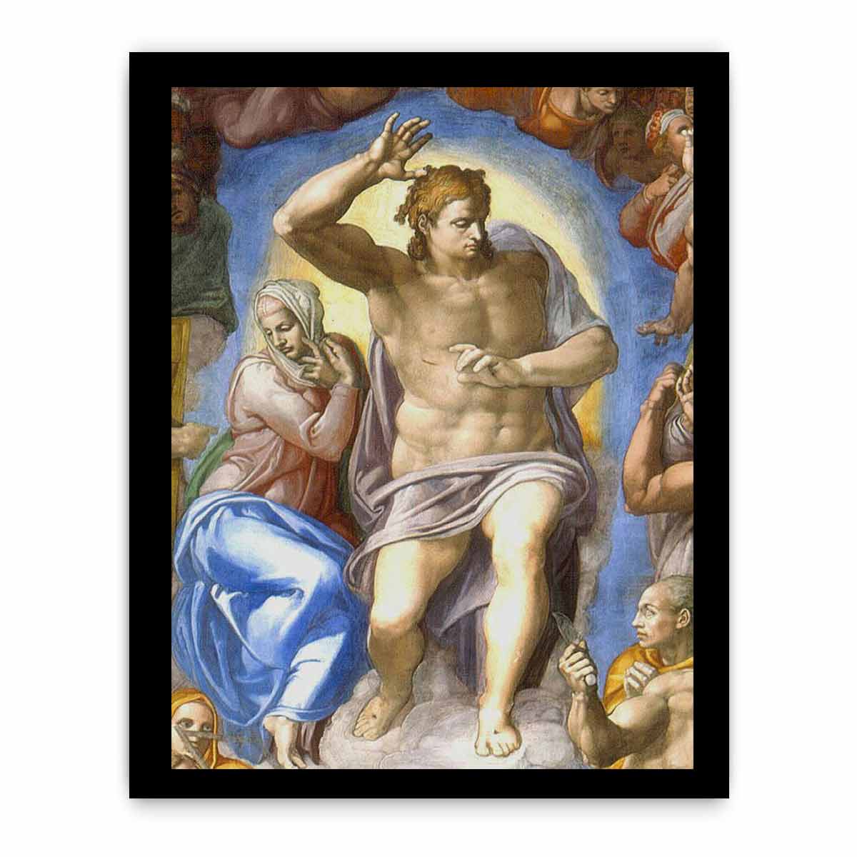 Detail from The Last Judgement by Michelangelo Buonarroti