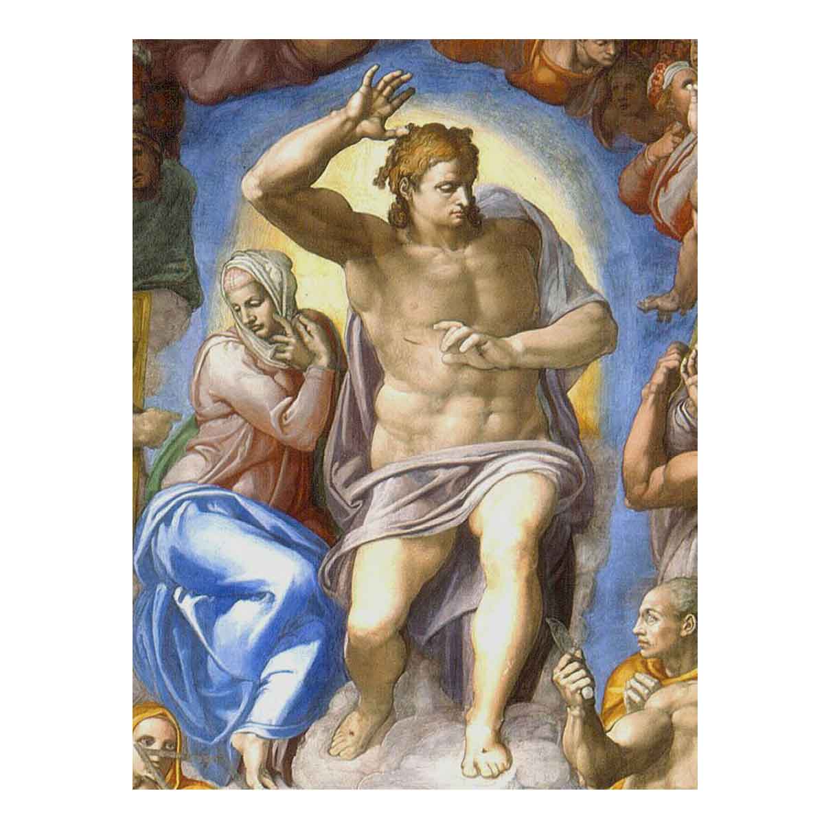 Detail from The Last Judgement by Michelangelo Buonarroti