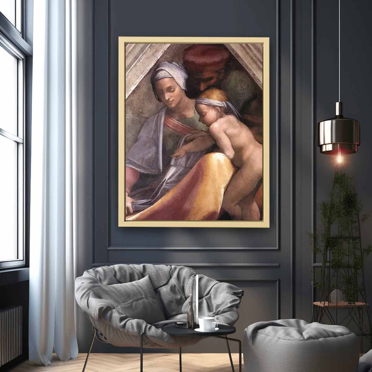 Ancestors of Christ: figures By Michelangelo Buonarroti