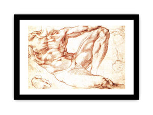Study for Adam By Michelangelo Buonarroti