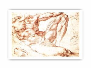 Study for Adam By Michelangelo Buonarroti