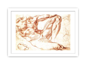 Study for Adam By Michelangelo Buonarroti