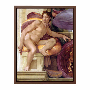 ignudo (restored) By Michelangelo Buonarroti