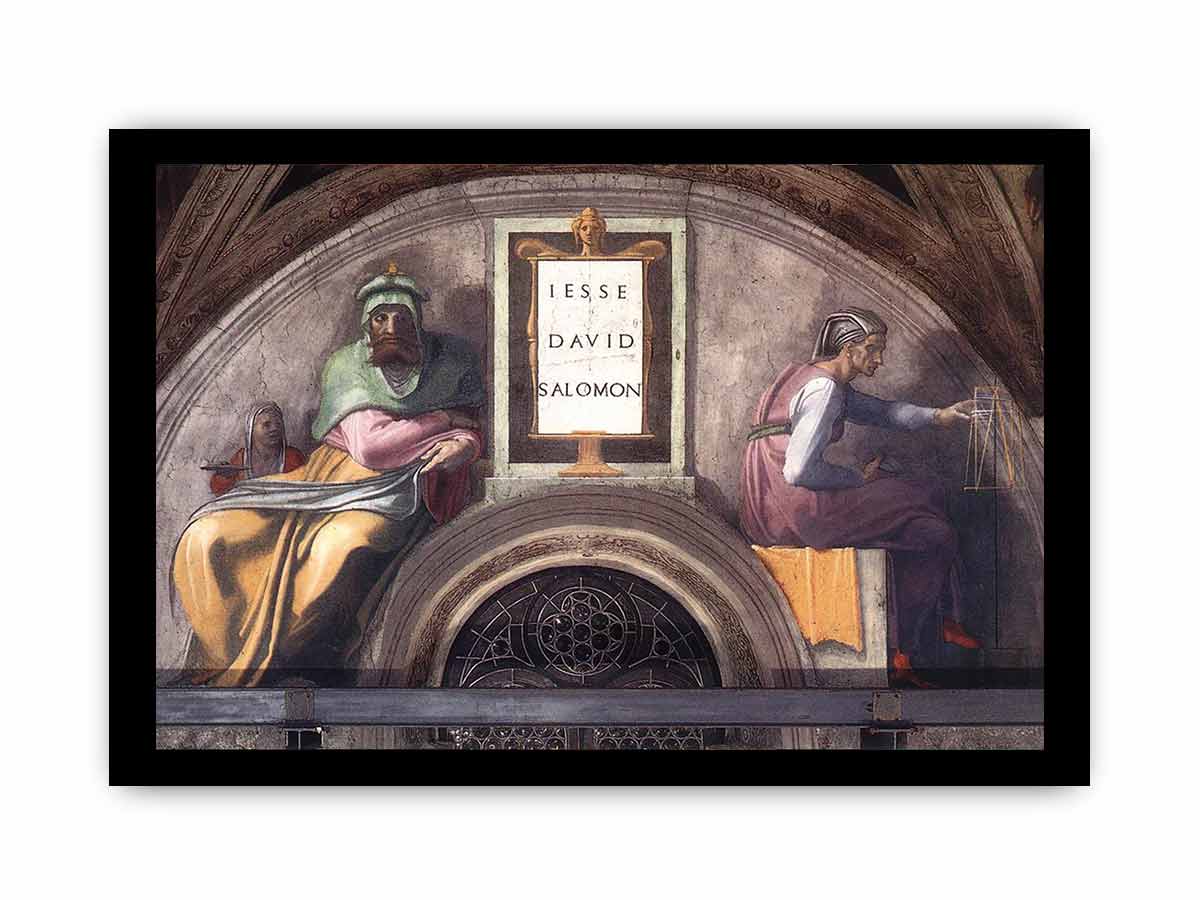 Jesse - David - Solomon By Michelangelo Buonarroti