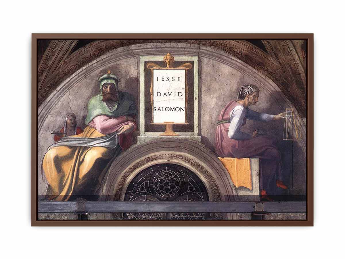 Jesse - David - Solomon By Michelangelo Buonarroti