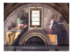 Jesse - David - Solomon By Michelangelo Buonarroti