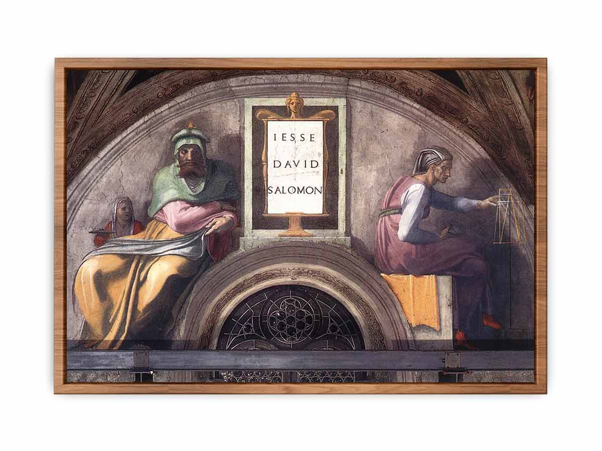 Jesse - David - Solomon By Michelangelo Buonarroti
