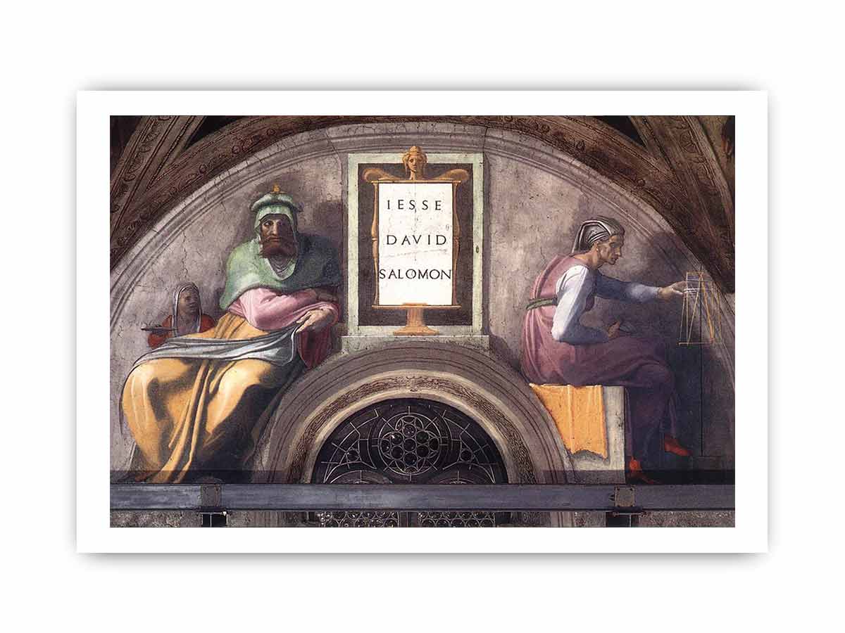 Jesse - David - Solomon By Michelangelo Buonarroti