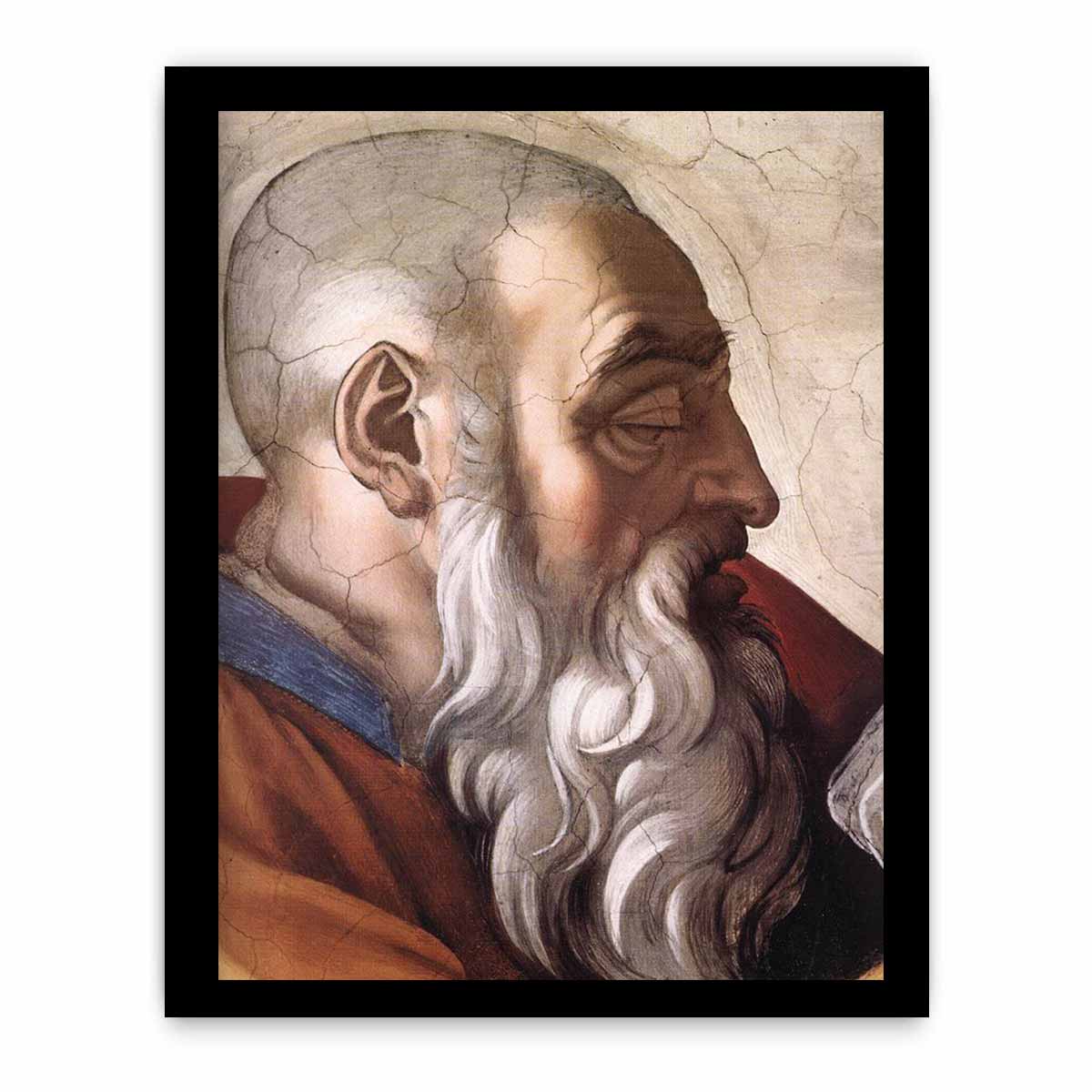Zechariah (detail) By Michelangelo Buonarroti