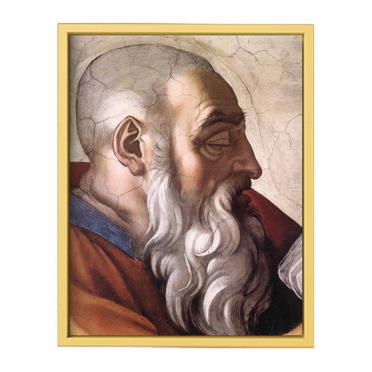 Zechariah (detail) By Michelangelo Buonarroti