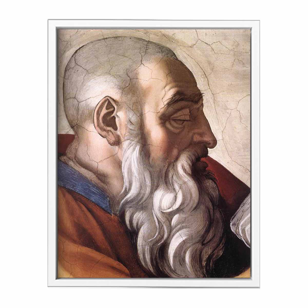 Zechariah (detail) By Michelangelo Buonarroti