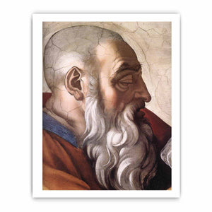Zechariah (detail) By Michelangelo Buonarroti