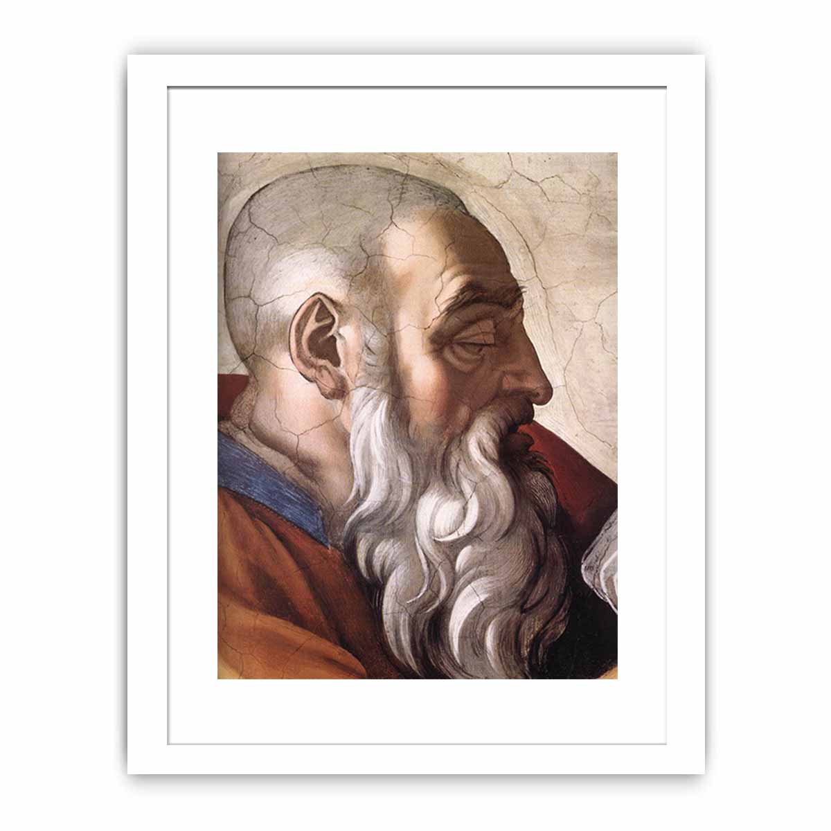 Zechariah (detail) By Michelangelo Buonarroti