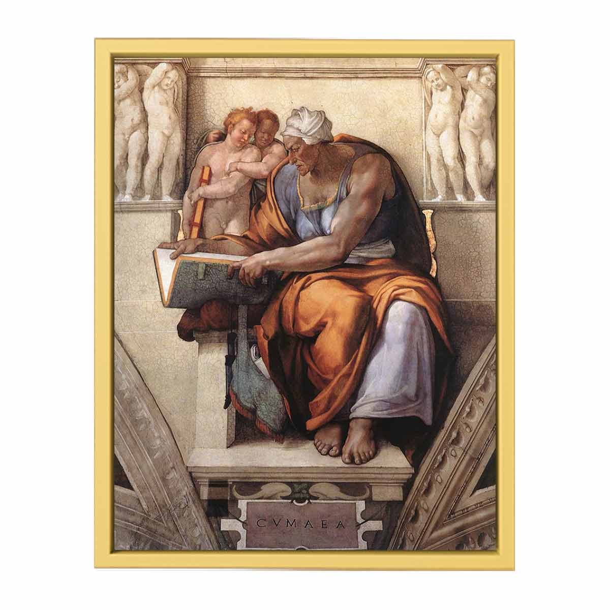The Cumaean Sibyl By Michelangelo Buonarroti