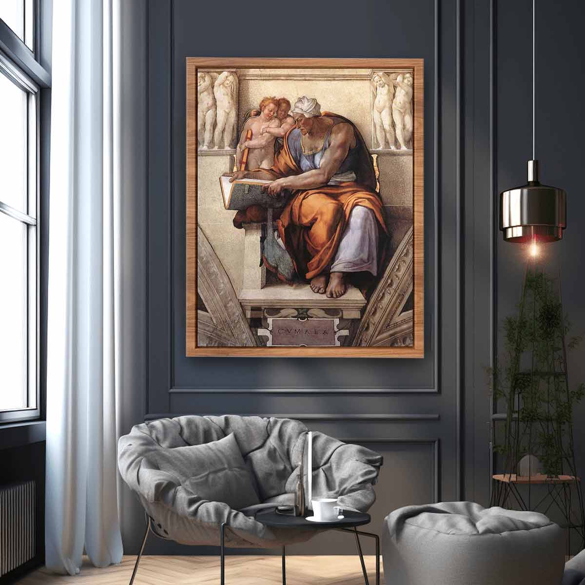 The Cumaean Sibyl By Michelangelo Buonarroti