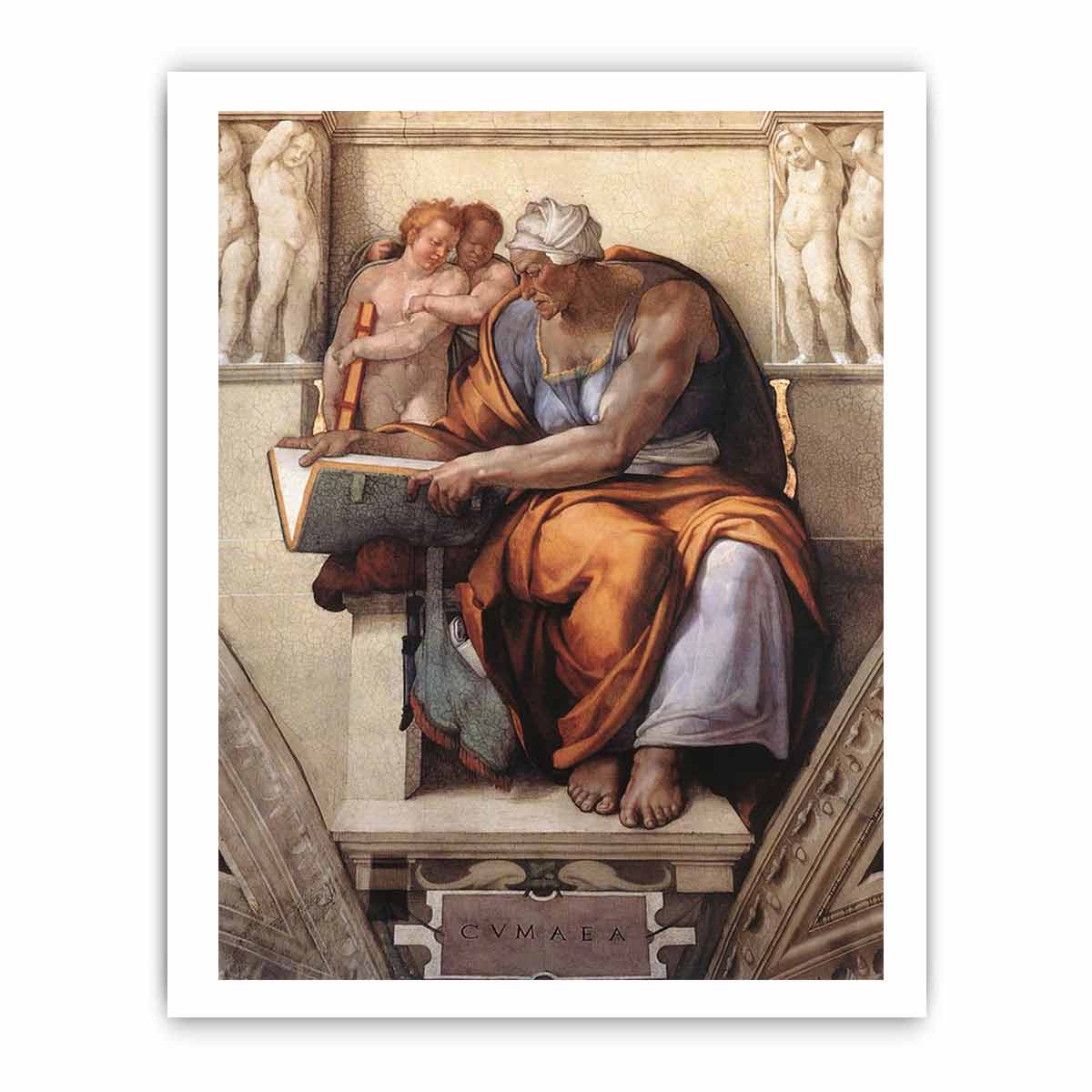 The Cumaean Sibyl By Michelangelo Buonarroti