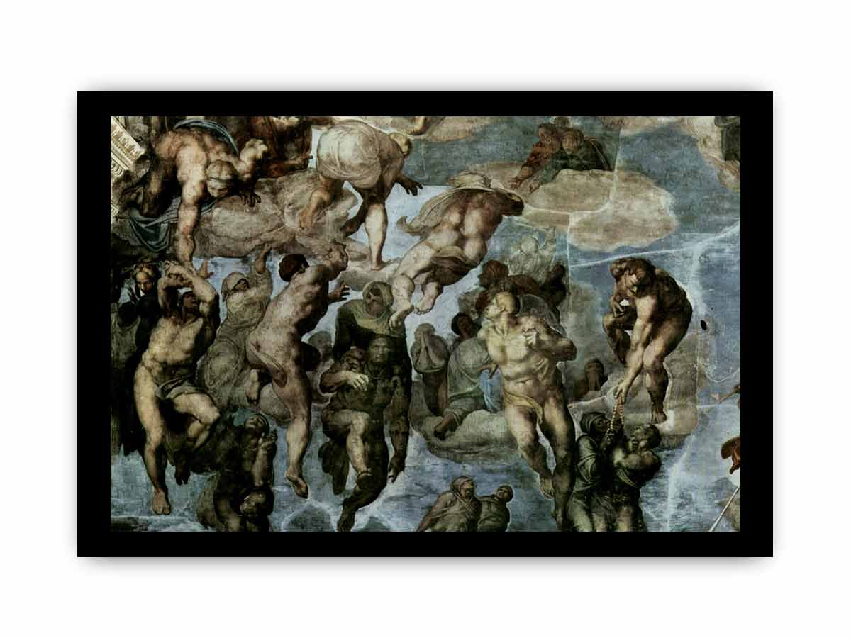 The Last Judgment detail By Michelangelo Buonarroti
