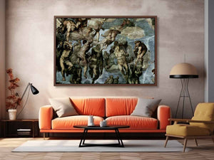 The Last Judgment detail By Michelangelo Buonarroti