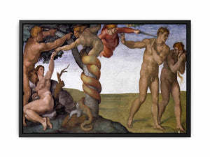 The Fall and Expulsion from Garden of Eden By Michelangelo Buonarroti