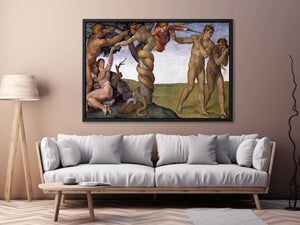 The Fall and Expulsion from Garden of Eden By Michelangelo Buonarroti