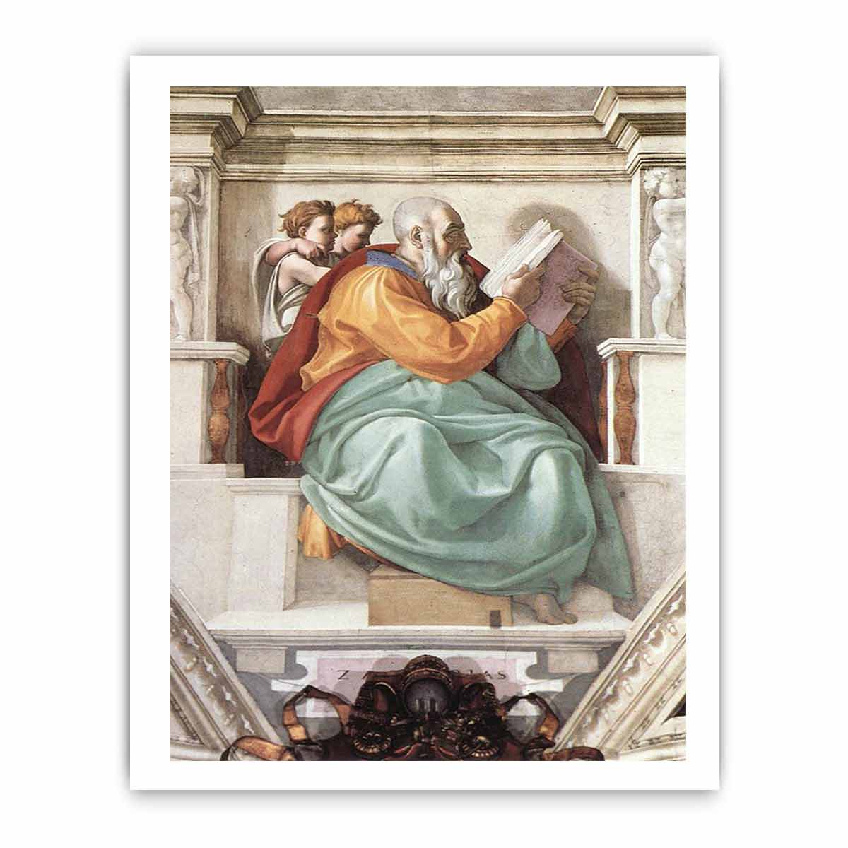 Zechariah By Michelangelo Buonarroti