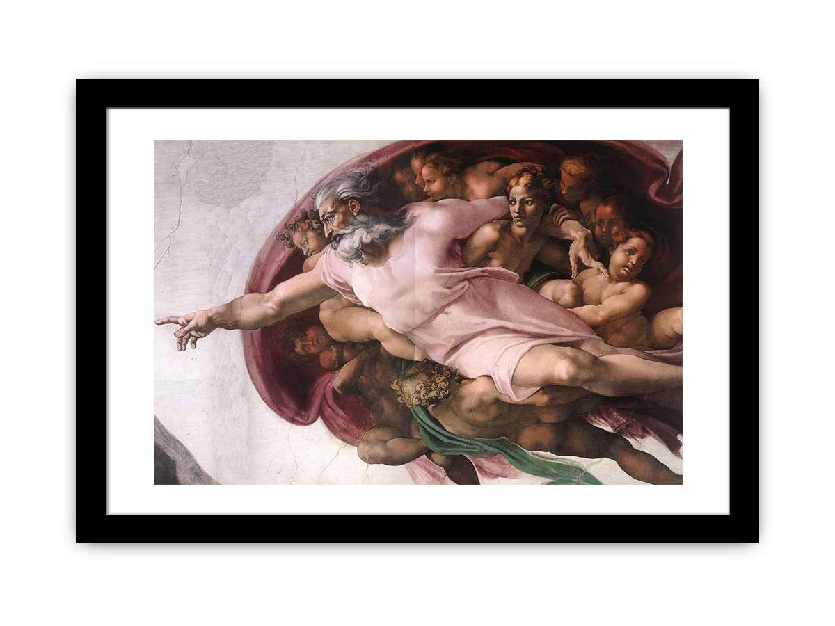 Creation of Adam (detail) By Michelangelo Buonarroti