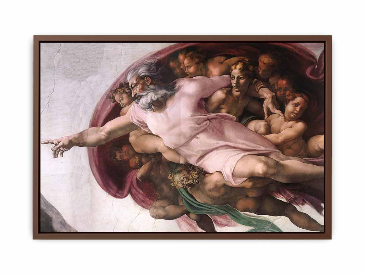 Creation of Adam (detail) By Michelangelo Buonarroti