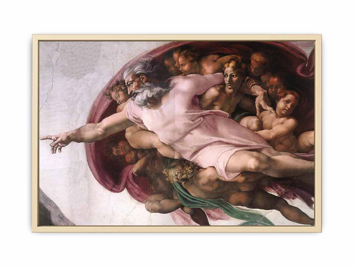 Creation of Adam (detail) By Michelangelo Buonarroti