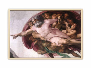 Creation of Adam (detail) By Michelangelo Buonarroti