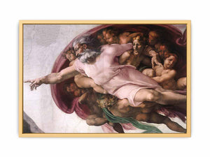 Creation of Adam (detail) By Michelangelo Buonarroti