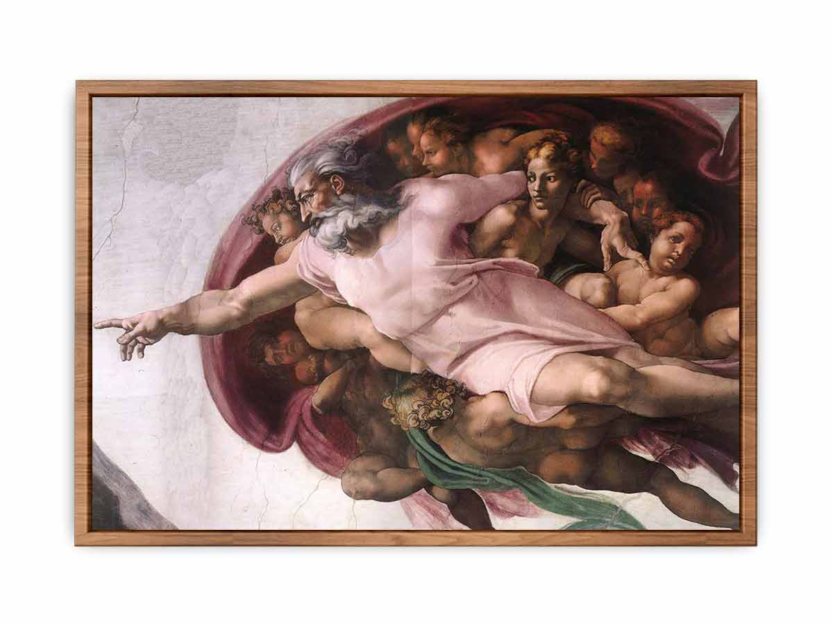 Creation of Adam (detail) By Michelangelo Buonarroti
