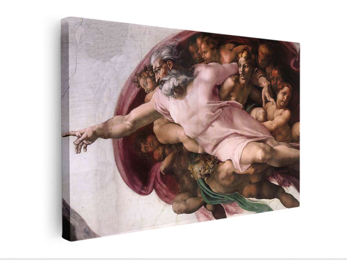 Creation of Adam (detail) By Michelangelo Buonarroti