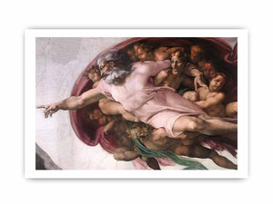 Creation of Adam (detail) By Michelangelo Buonarroti